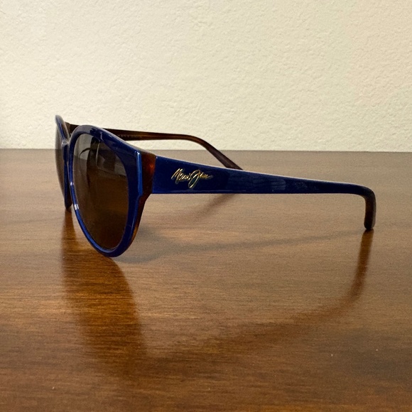 Maui Jim Polarized Cat Eye Sunglasses Blue Tortoise | Women’s Designer-NWOT
